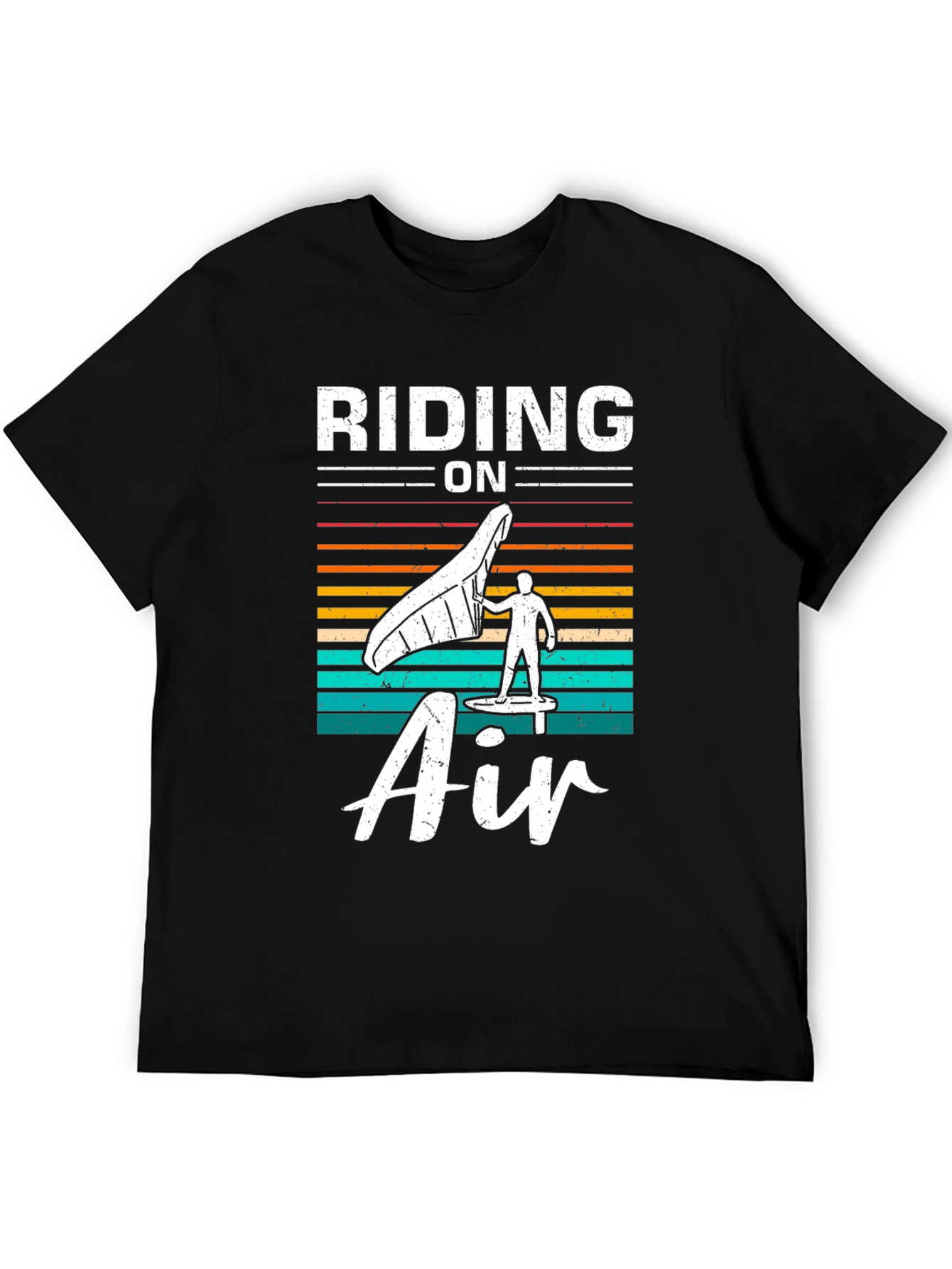 Riding On Air T-Shirt - Wing Foil Design