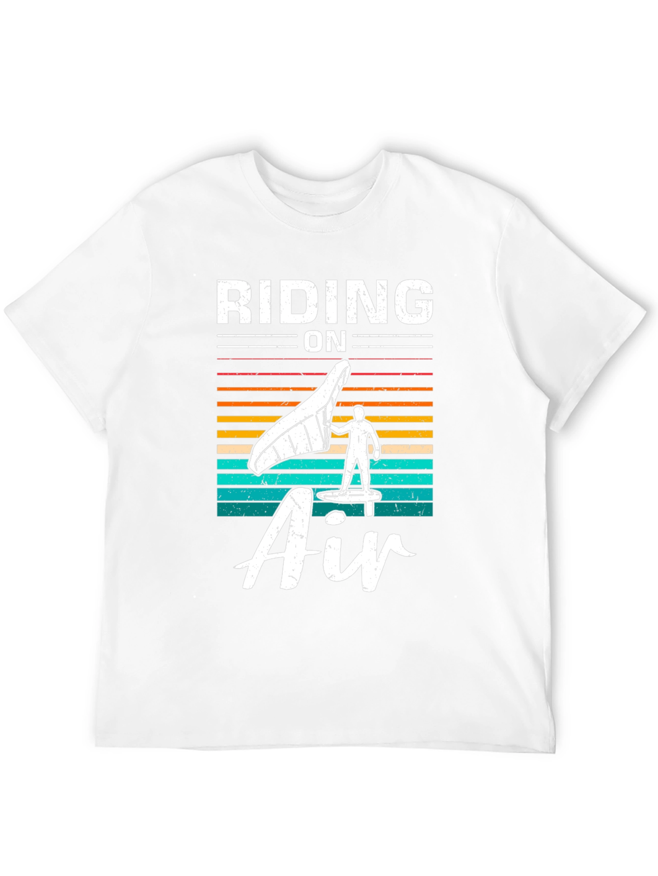 Riding On Air T-Shirt - Wing Foil Design