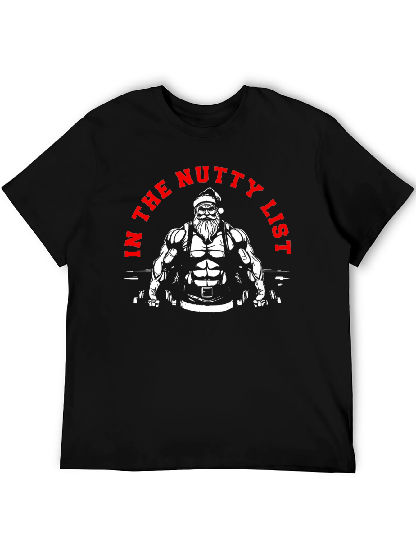 Nutty List Santa Gym T-Shirt