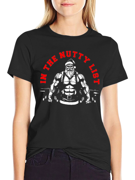 Nutty List Santa Gym T-Shirt
