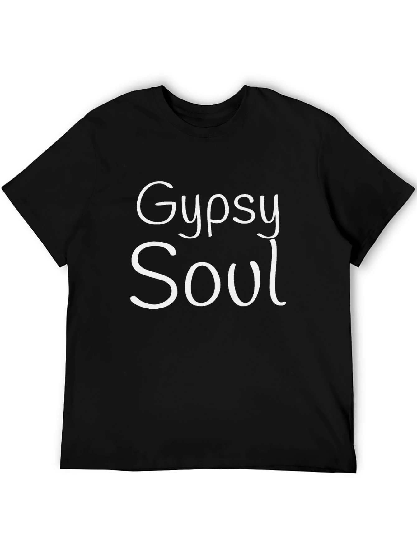 Gypsy Soul Graphic Tee - Black Casual T-Shirt