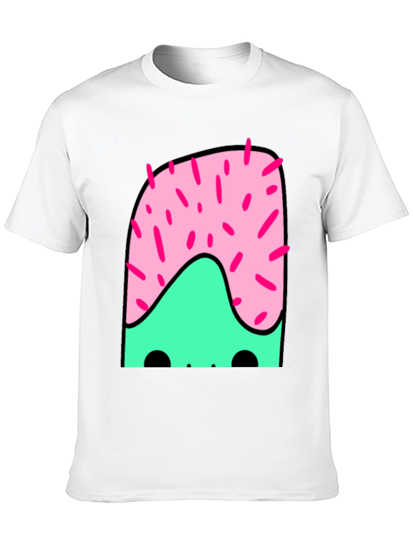 Fun Cartoon Graphic Print T-Shirt