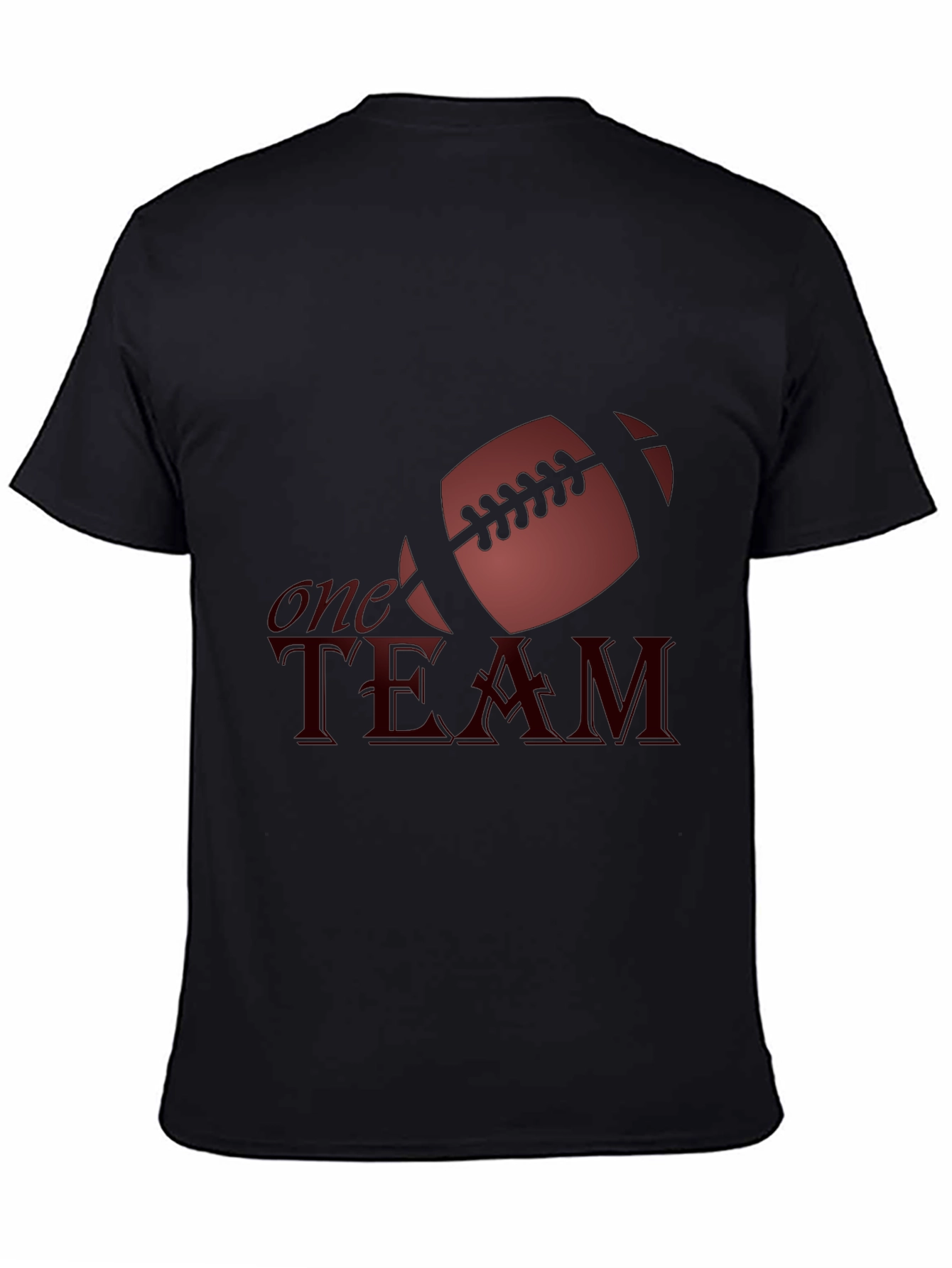 One Team Football Graphic Tee - Black