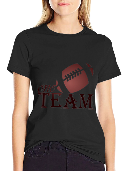 One Team Football Graphic Tee - Black