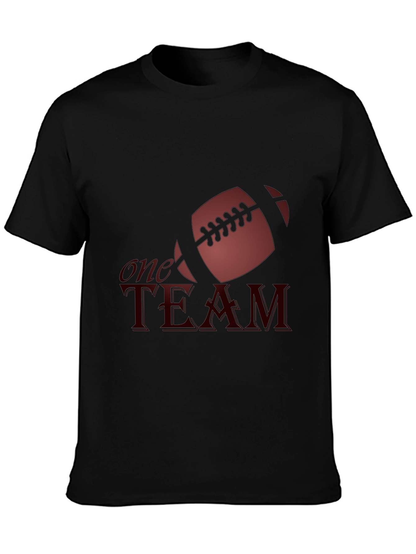One Team Football Graphic Tee - Black