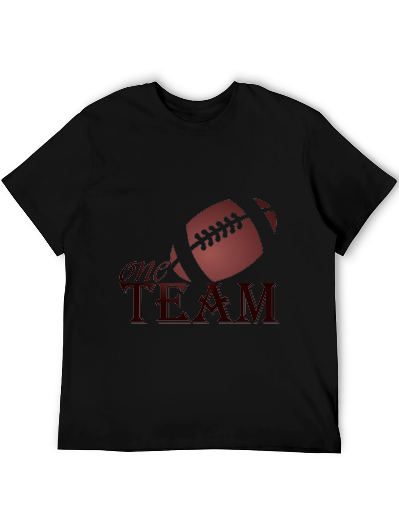 One Team Football Graphic Tee - Black