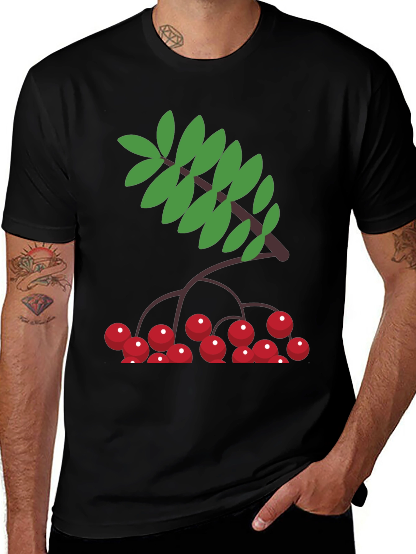 Rowan Berry T-Shirt - Nature Inspired Design