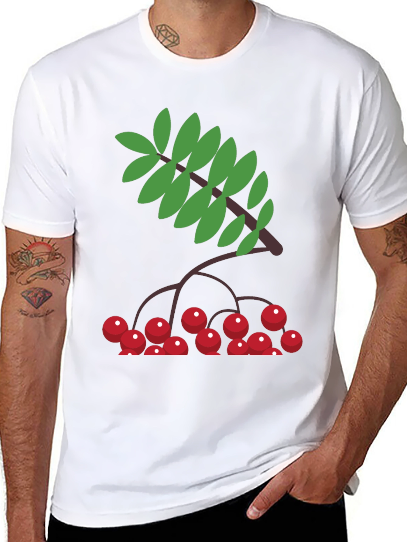 Rowan Berry T-Shirt - Nature Inspired Design