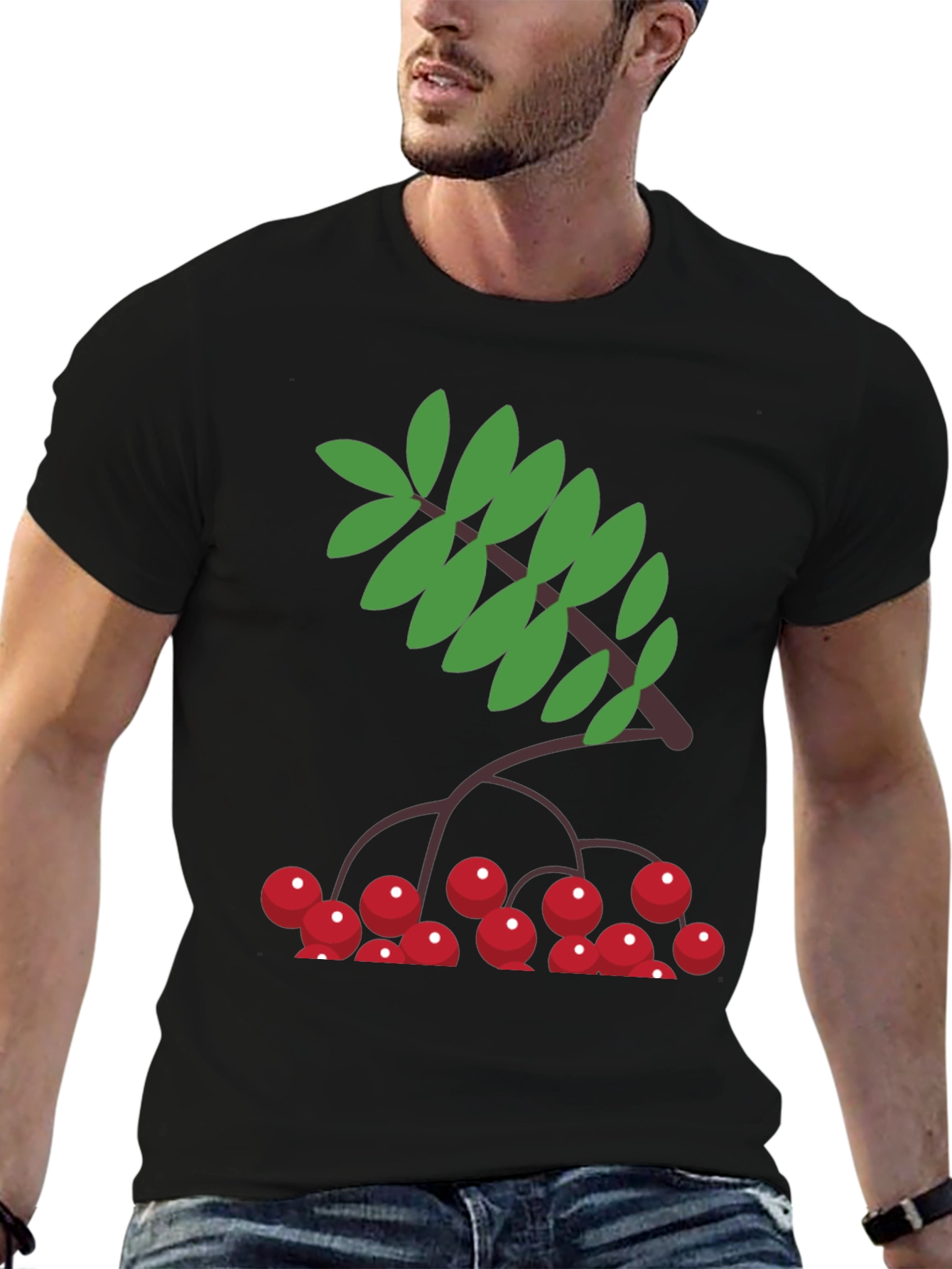 Rowan Berry T-Shirt - Nature Inspired Design