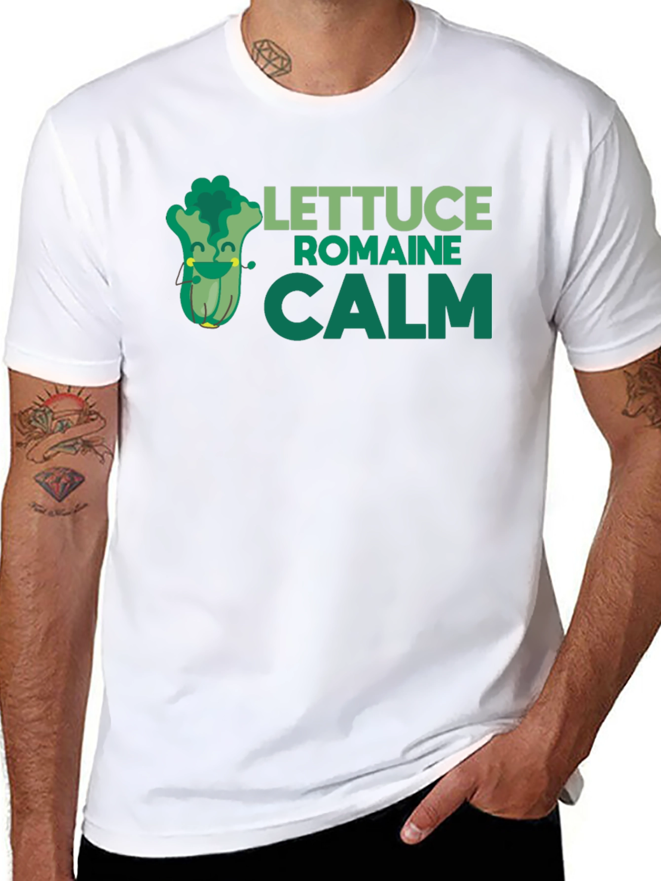 Lettuce Romaine Calm Graphic Tee