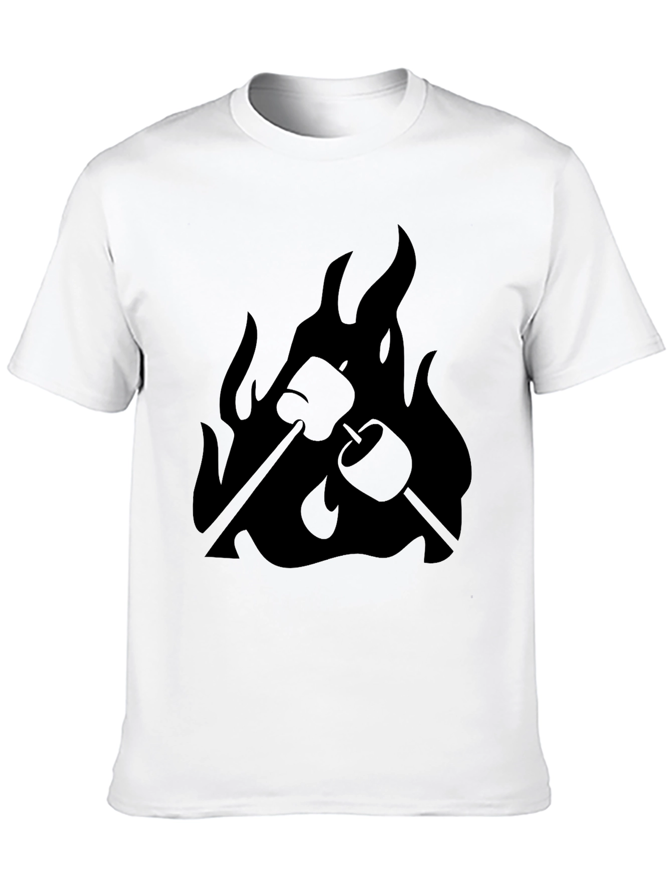 Marshmallow Roasting T-Shirt - Black