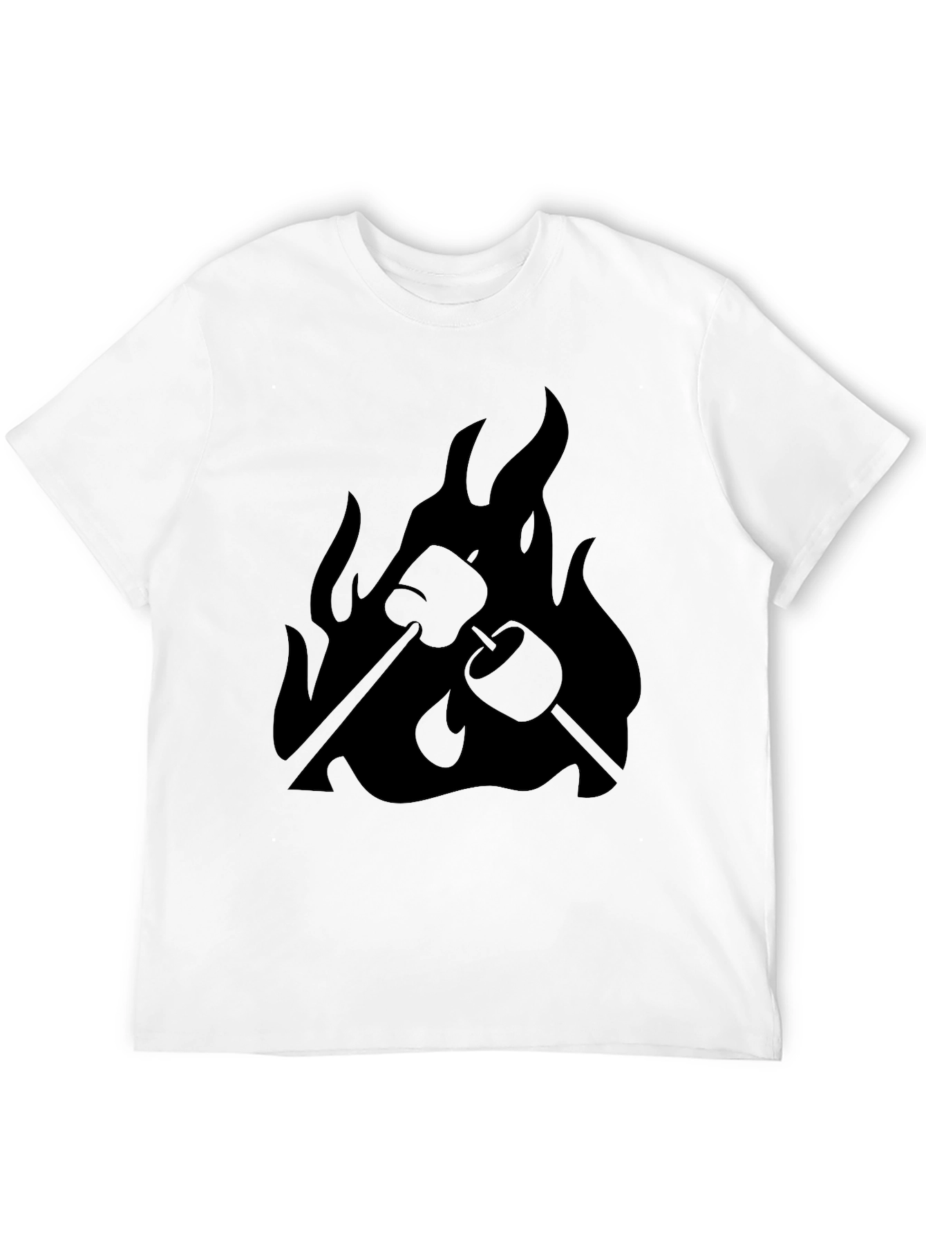 Marshmallow Roasting T-Shirt - Black