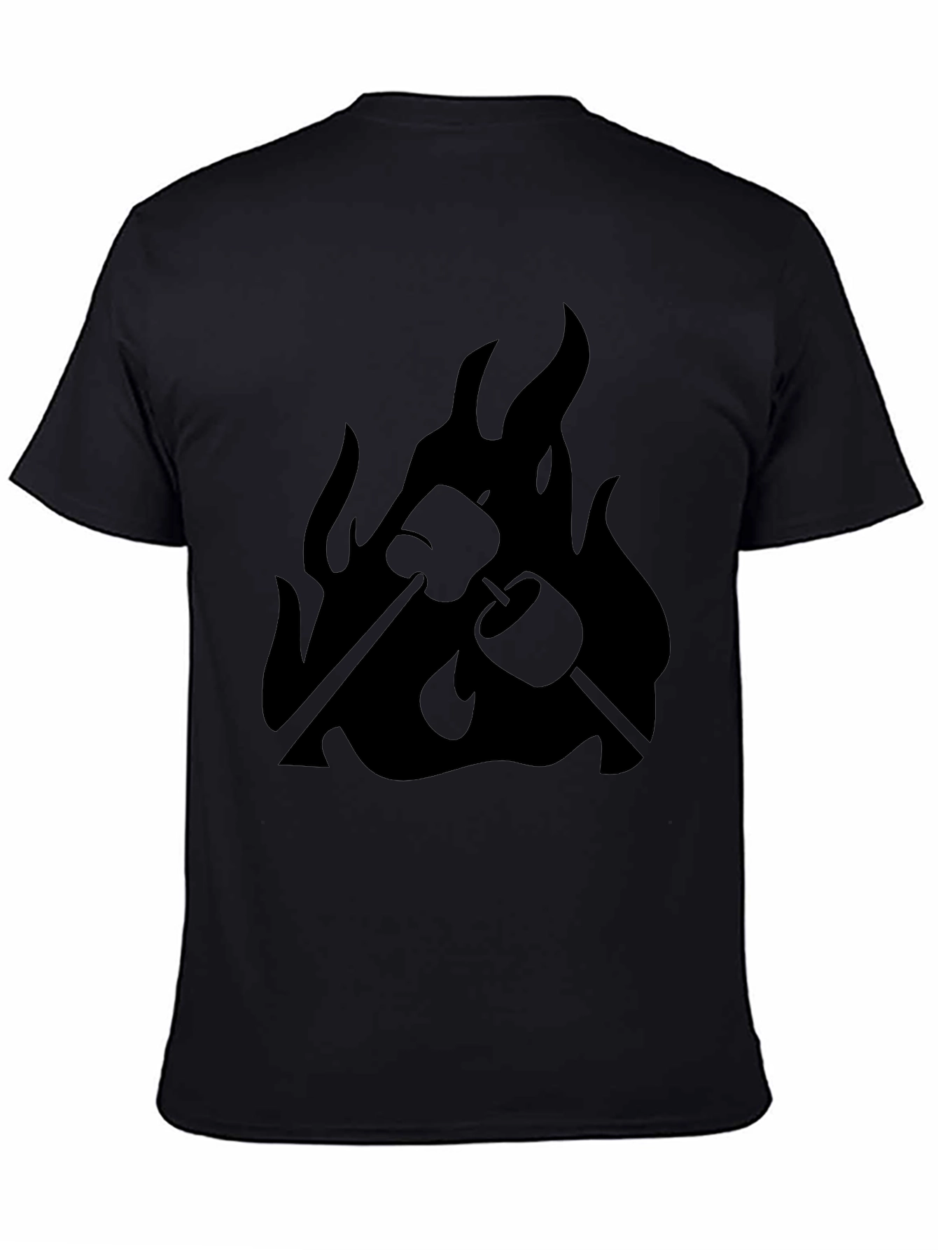Marshmallow Roasting T-Shirt - Black