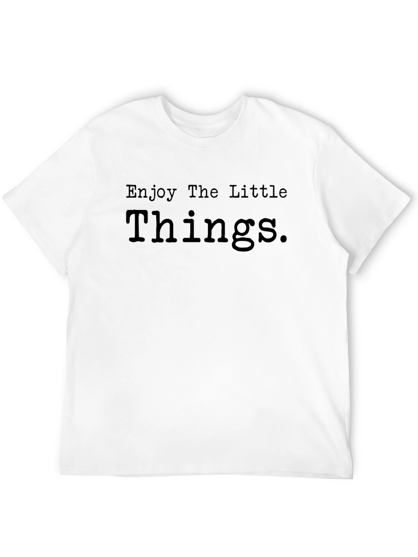 Enjoy The Little Things Graphic Tee - Black