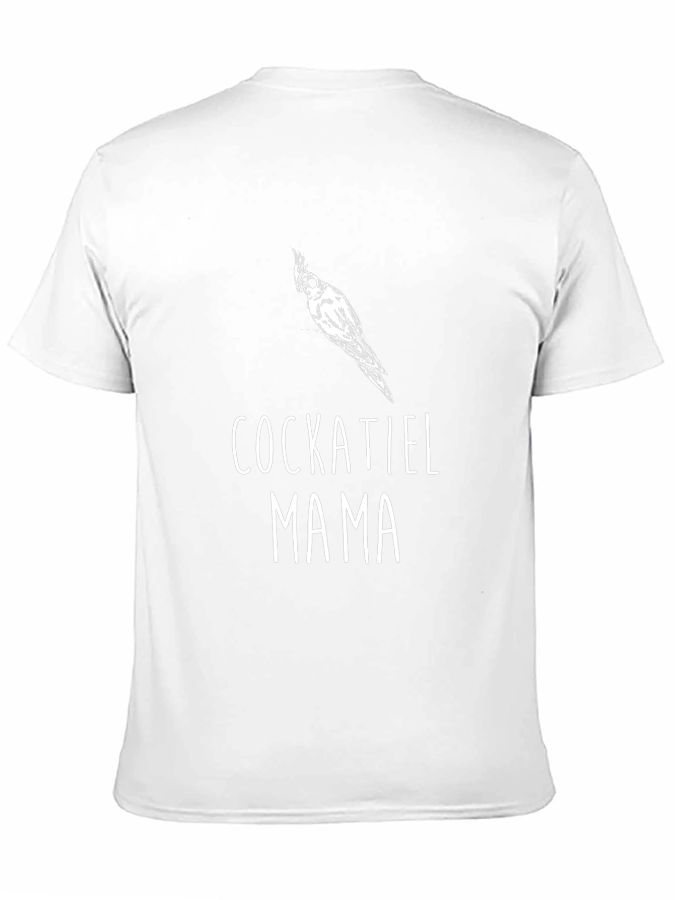 Cockatiel Mama Black Graphic Tee