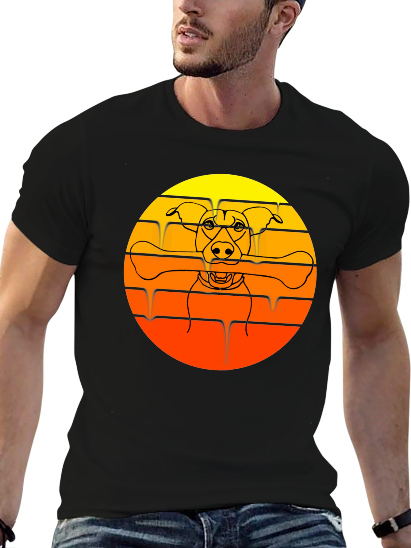 Dog & Bone Sunset Graphic Tee