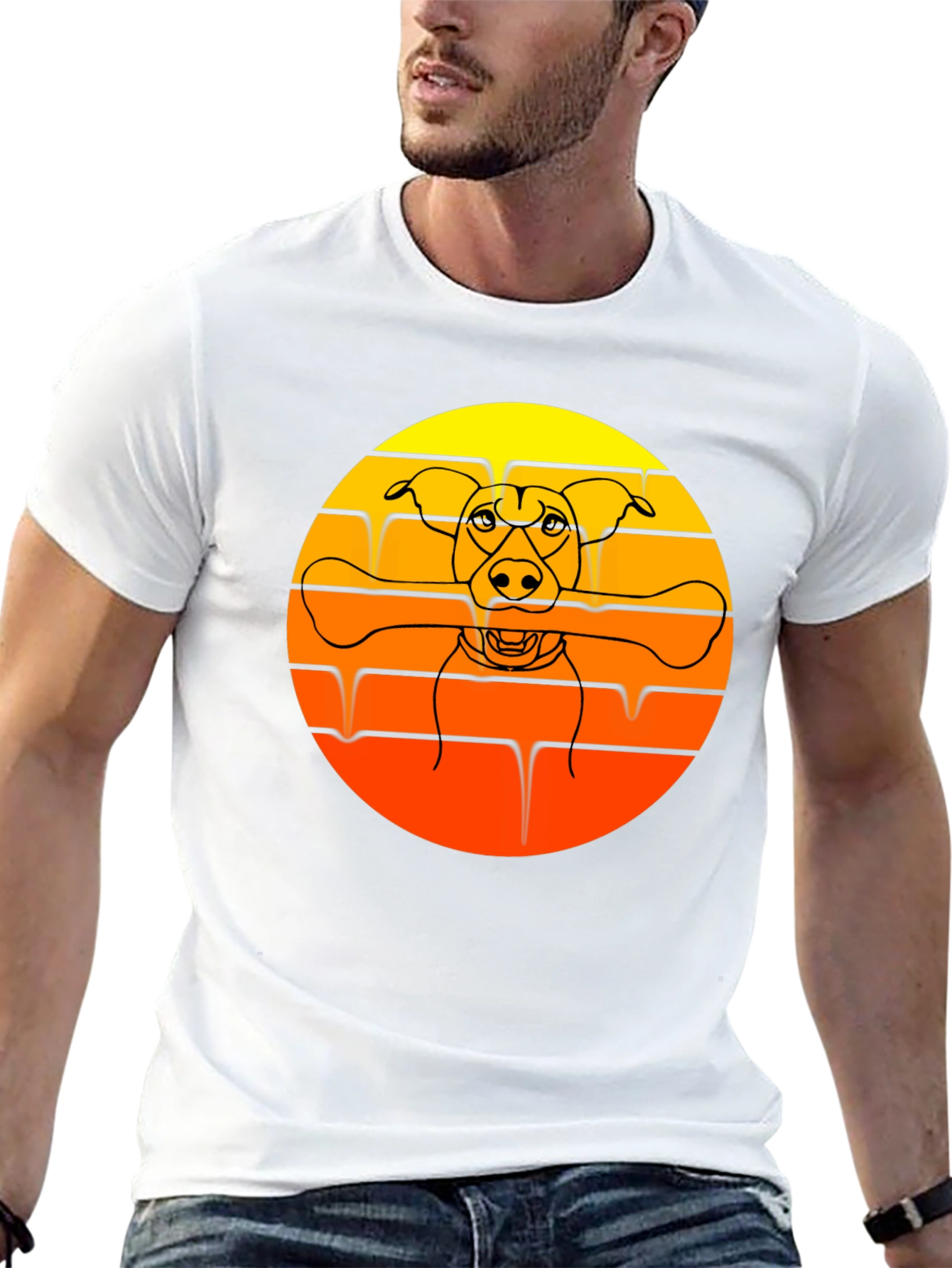 Dog & Bone Sunset Graphic Tee