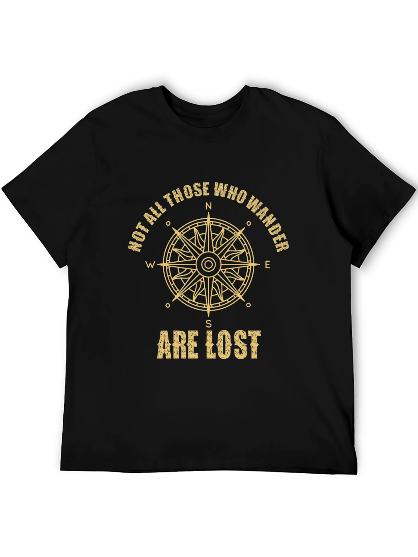 Wanderlust Compass Graphic T-Shirt - Adventure Awaits!
