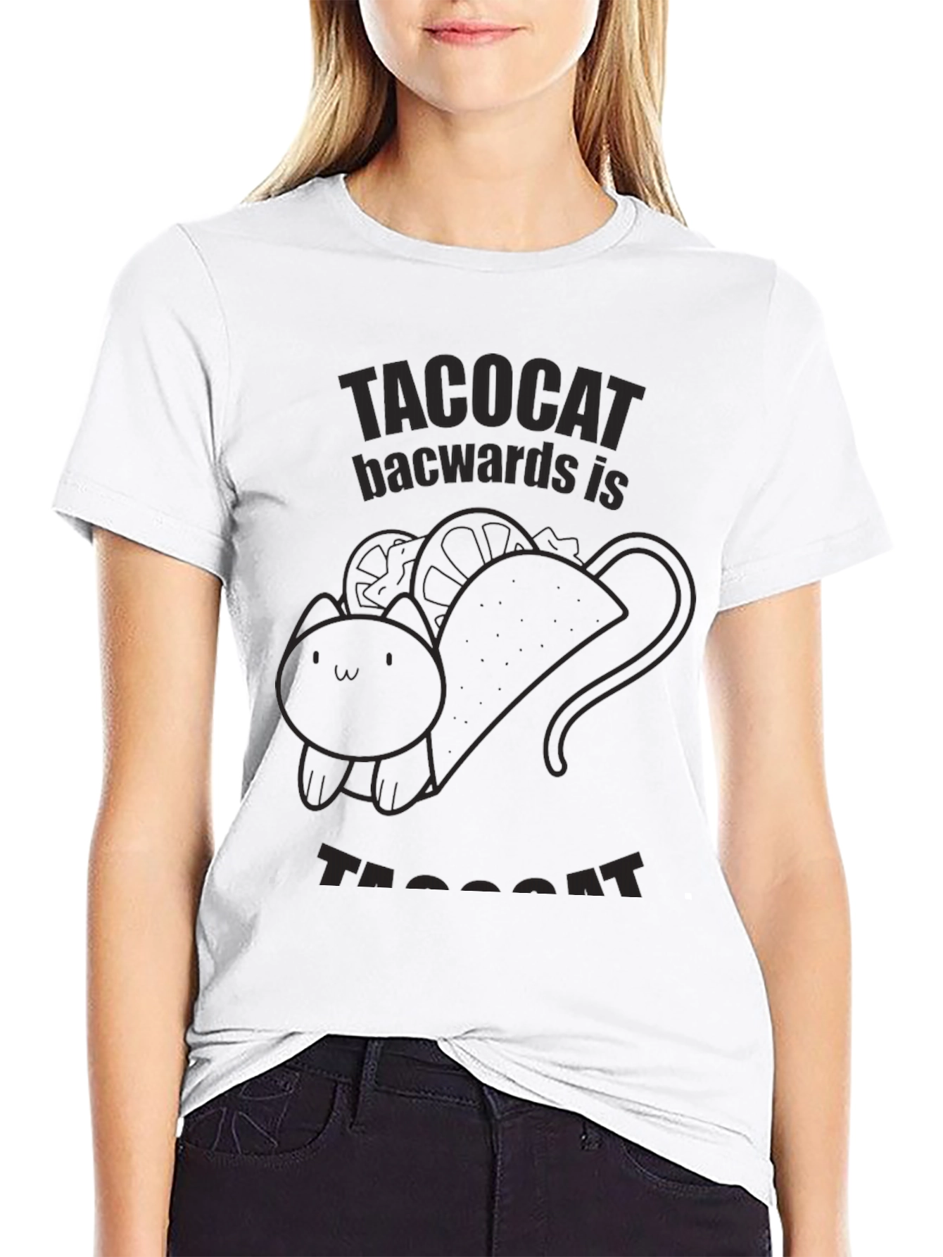 Taco Cat Backwards is Taco Cat Funny T-Shirt