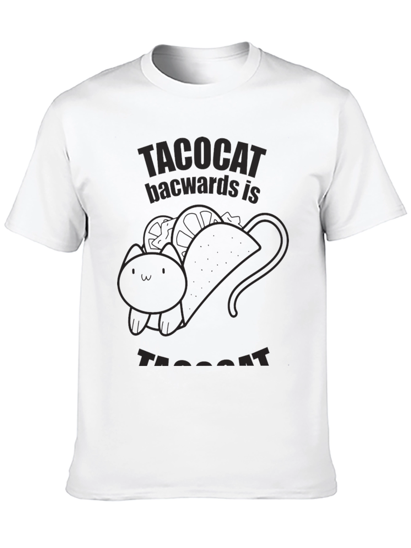 Taco Cat Backwards is Taco Cat Funny T-Shirt