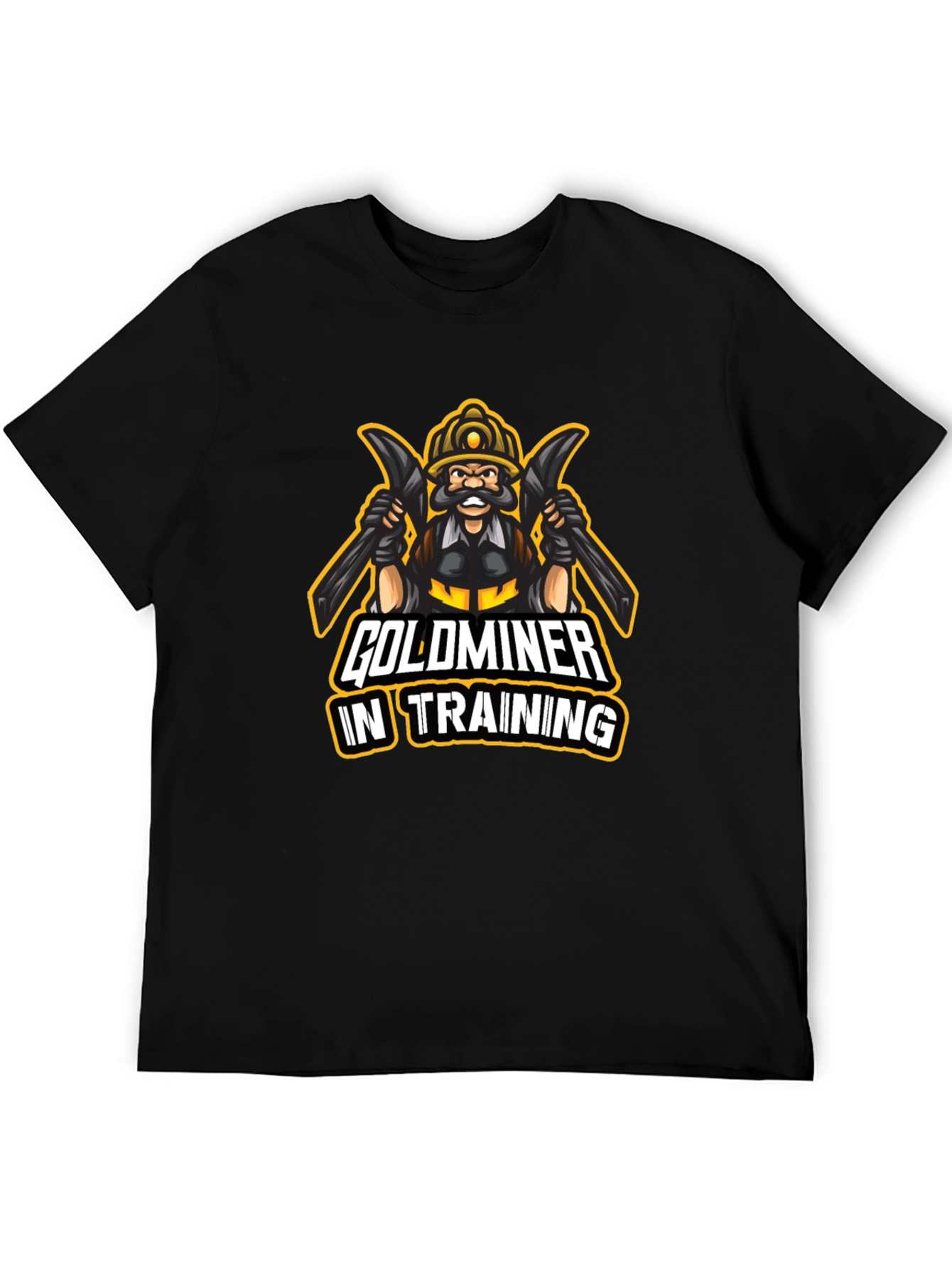 Goldminer In Training Black T-Shirt