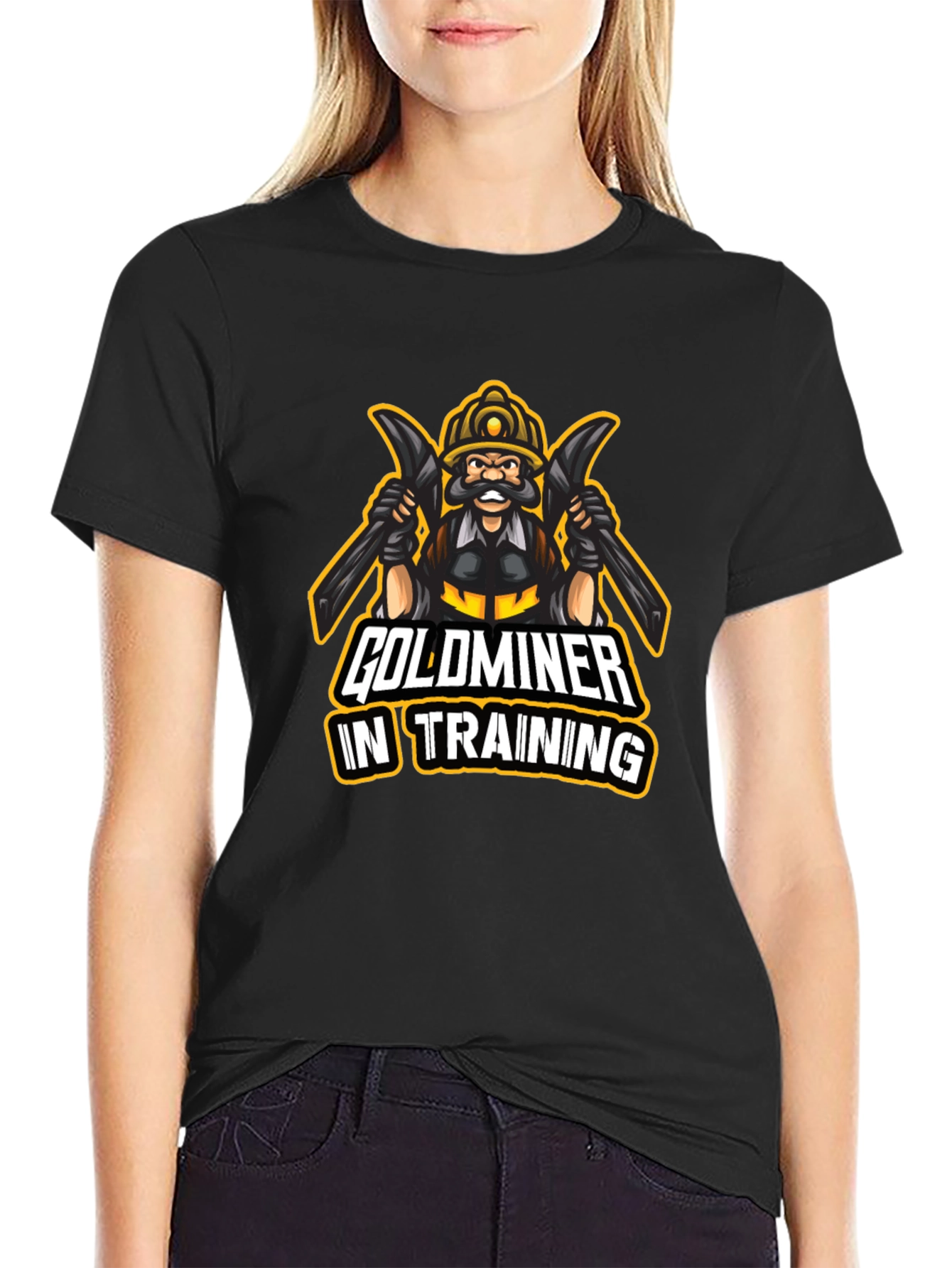 Goldminer In Training Black T-Shirt