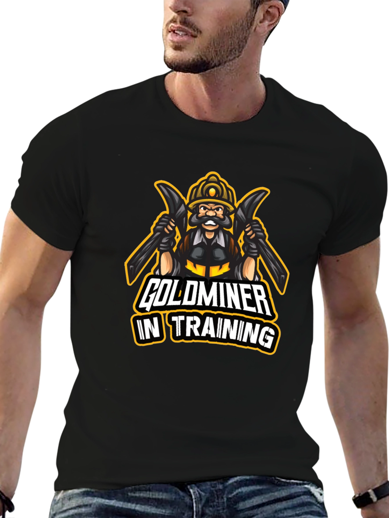 Goldminer In Training Black T-Shirt