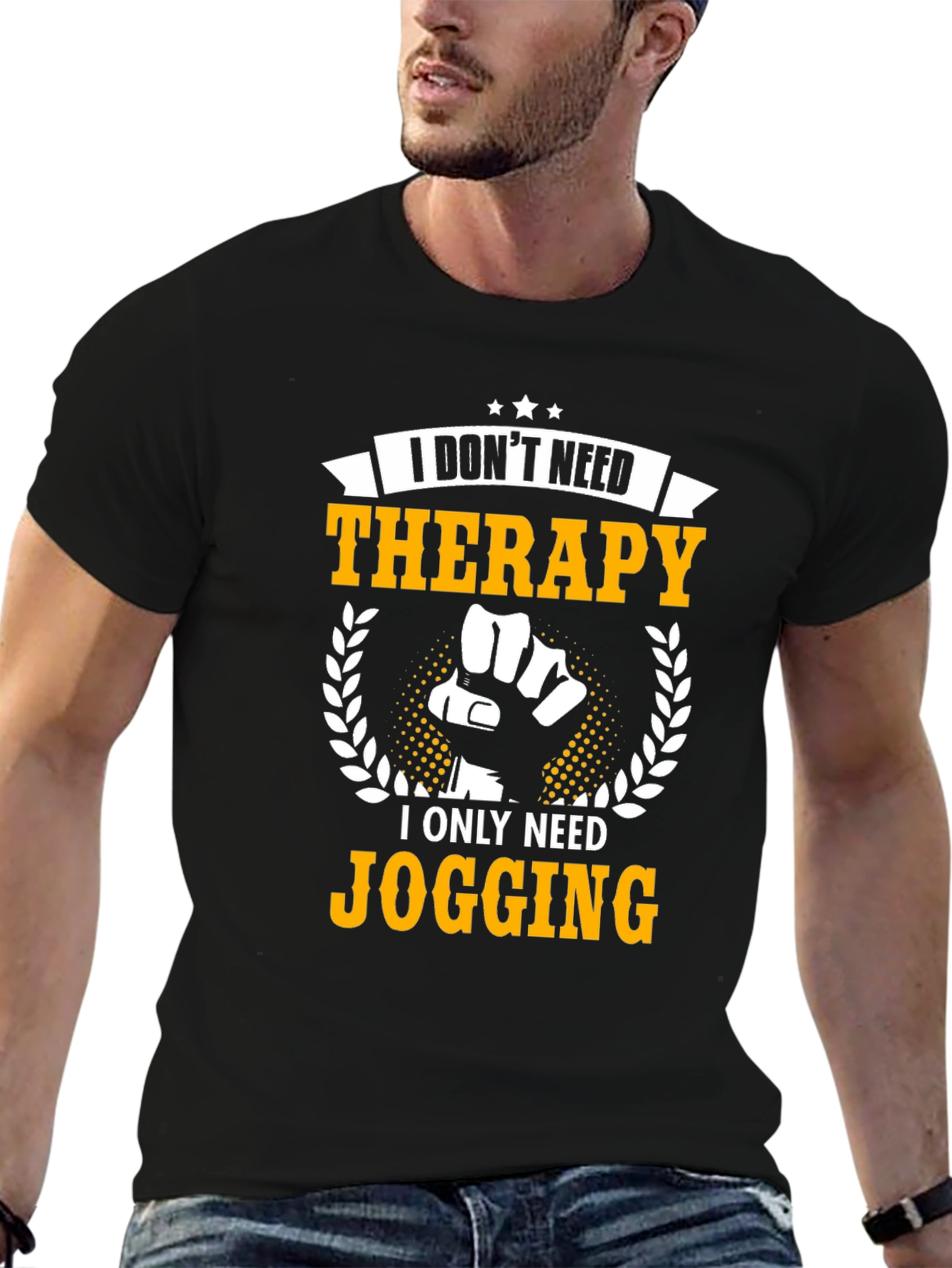Jogging Therapy Graphic T-Shirt