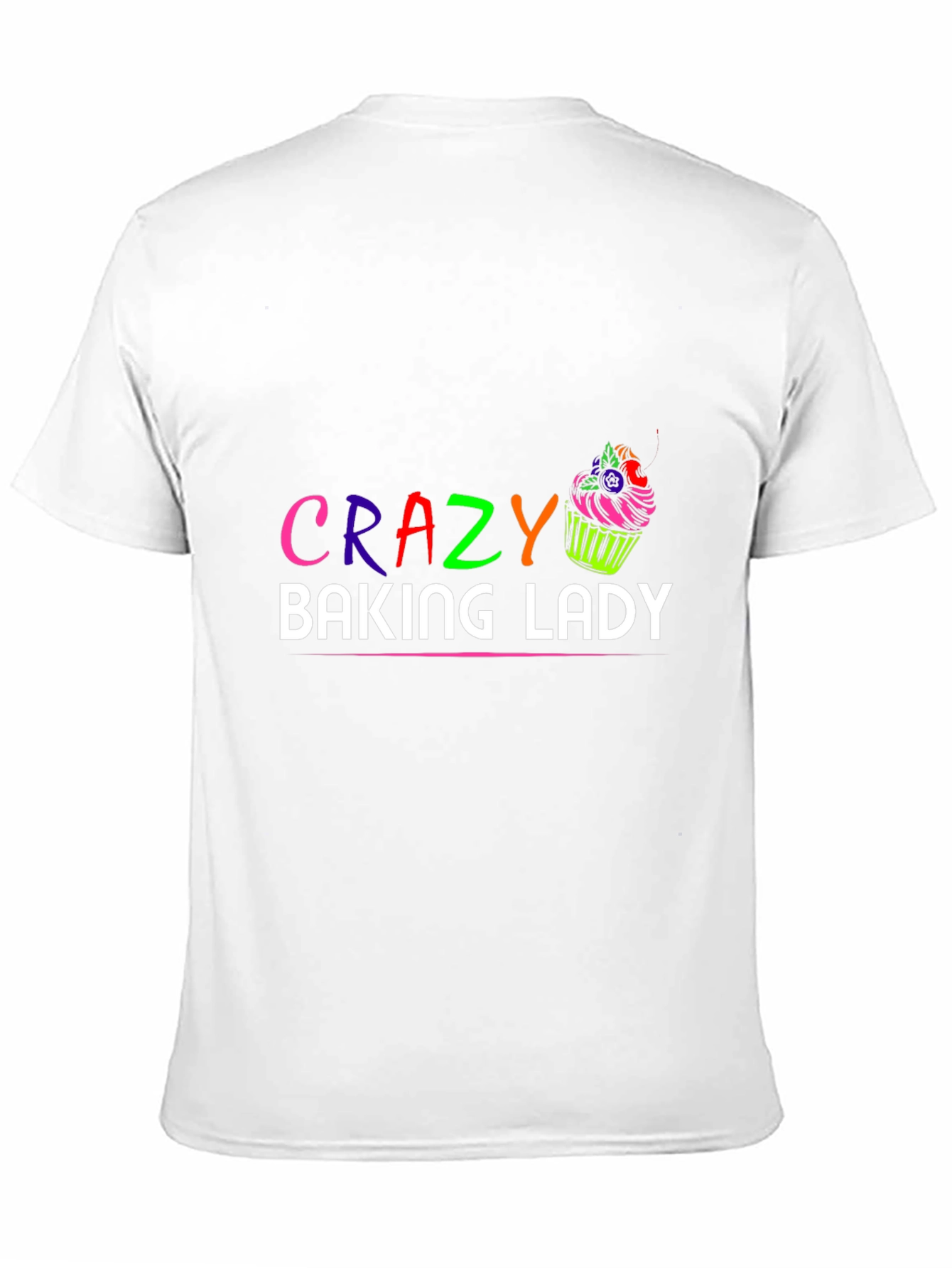 Crazy Baking Lady T-Shirt Fun Baker Tee