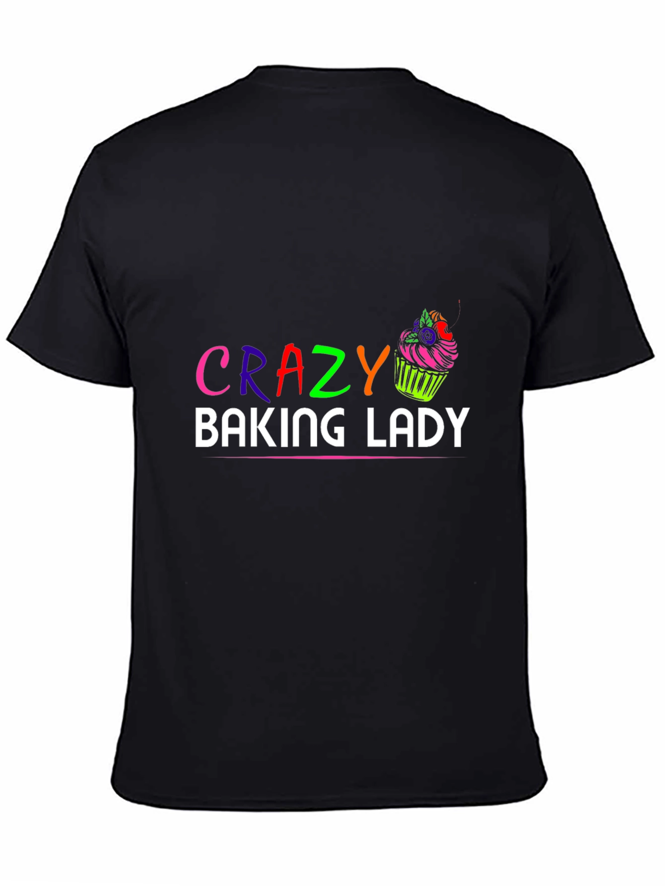 Crazy Baking Lady T-Shirt Fun Baker Tee