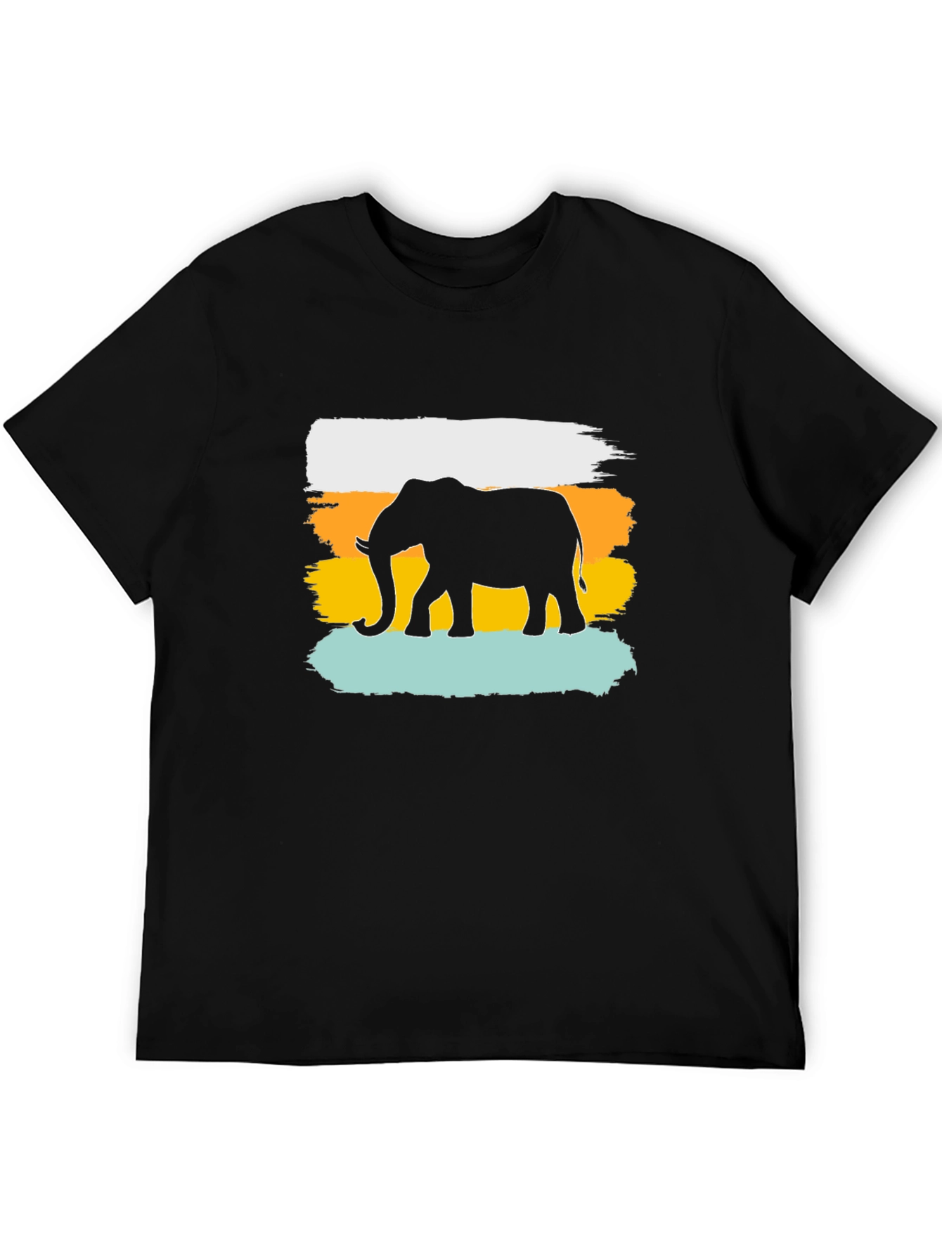 Elephant Silhouette Graphic Tee