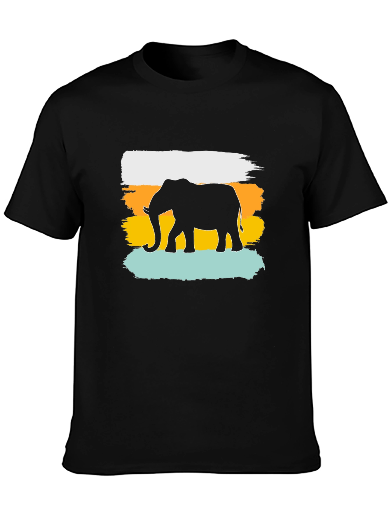 Elephant Silhouette Graphic Tee