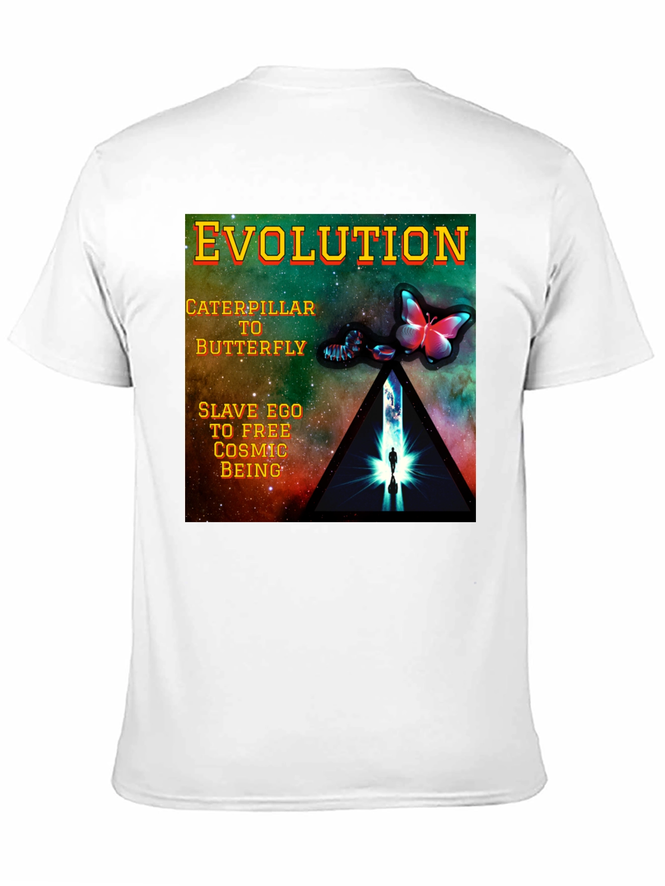 Evolution Graphic T-Shirt - Caterpillar to Butterfly