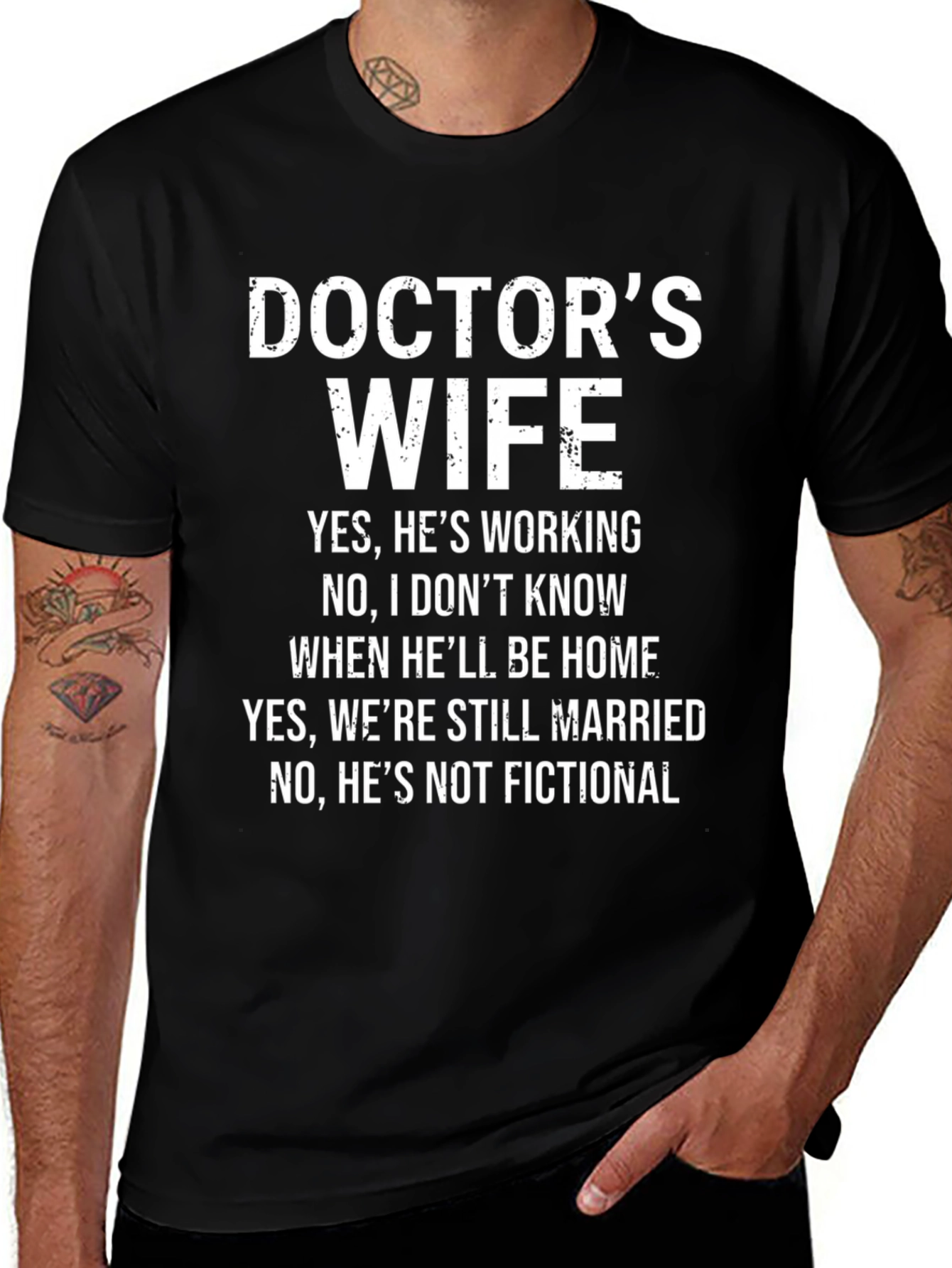 Doctors Wife Novelty T-Shirt