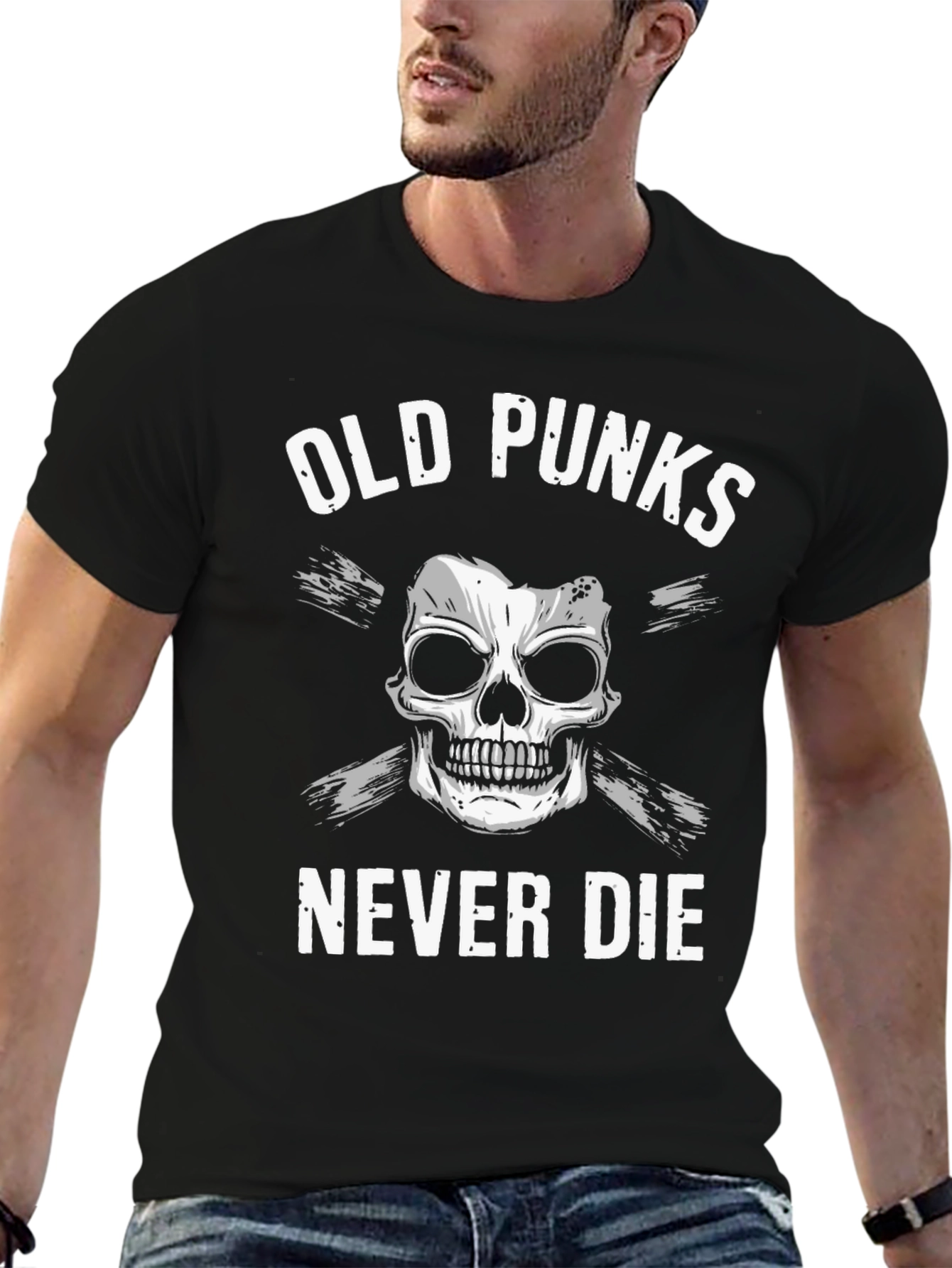 Old Punks Never Die Graphic Tee