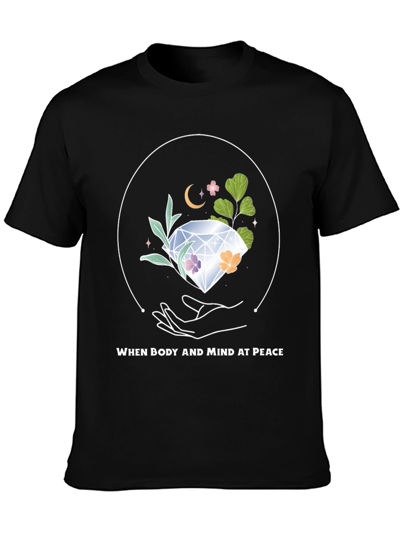 Peaceful Mind T-Shirt: Body and Mind at Peace Design