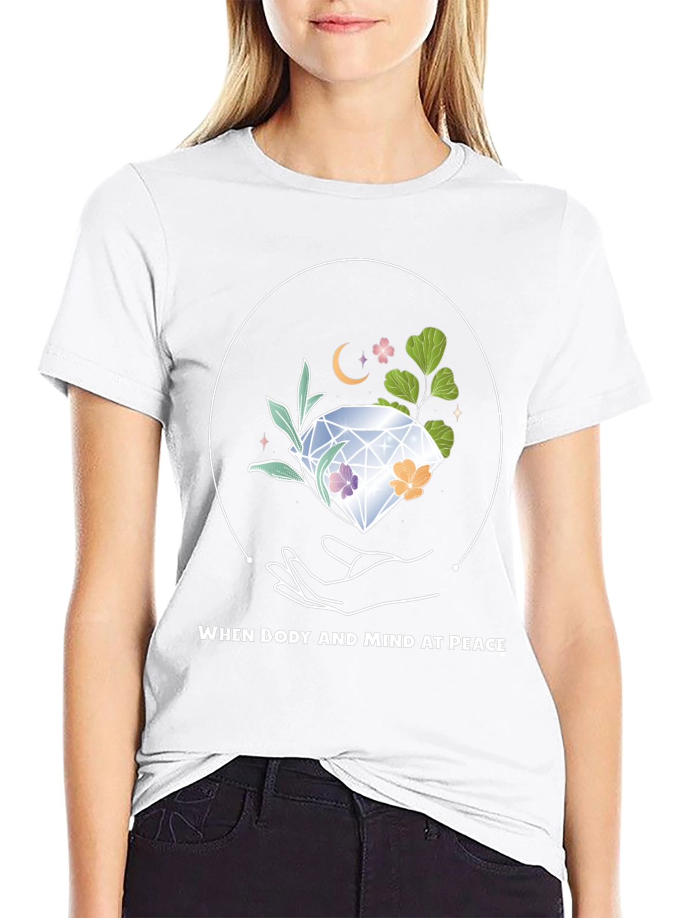 Peaceful Mind T-Shirt: Body and Mind at Peace Design