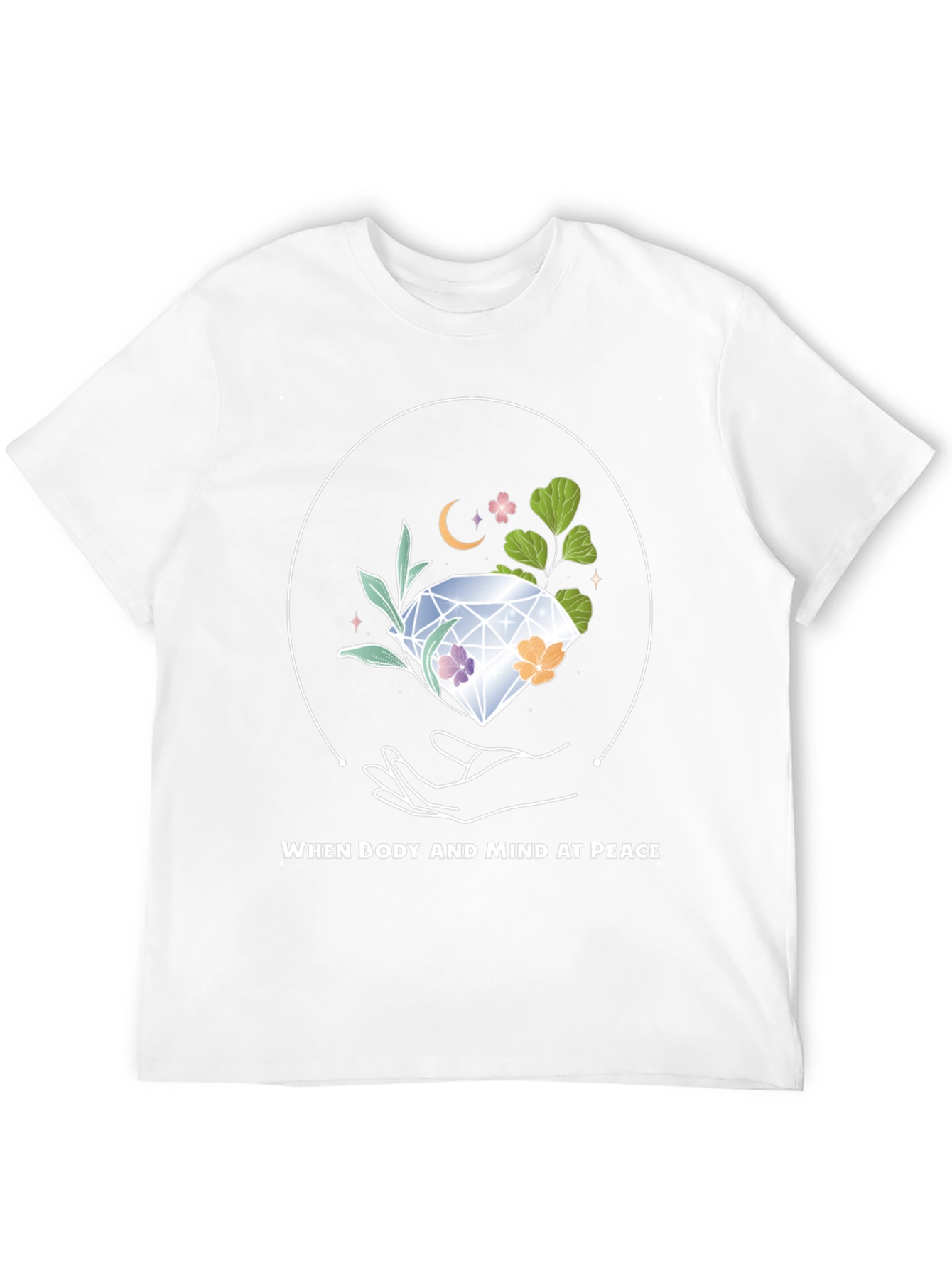Peaceful Mind T-Shirt: Body and Mind at Peace Design