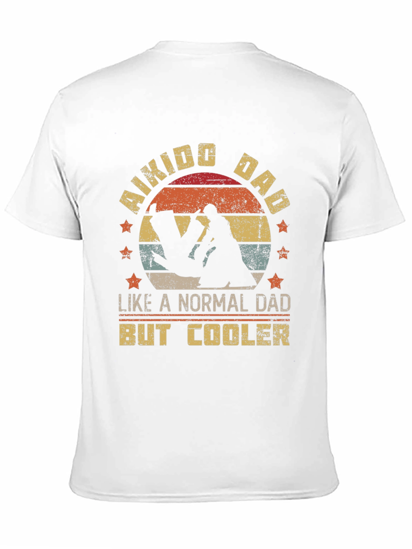 Aikido Dad T-Shirt: Cool Martial Arts Fathers Day Gift