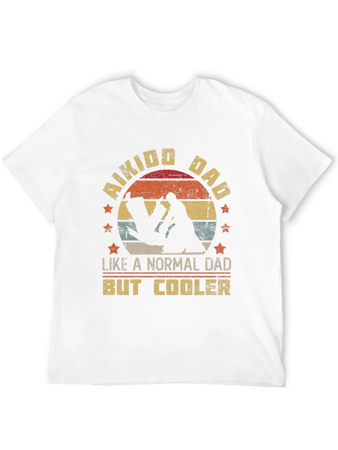 Aikido Dad T-Shirt: Cool Martial Arts Fathers Day Gift