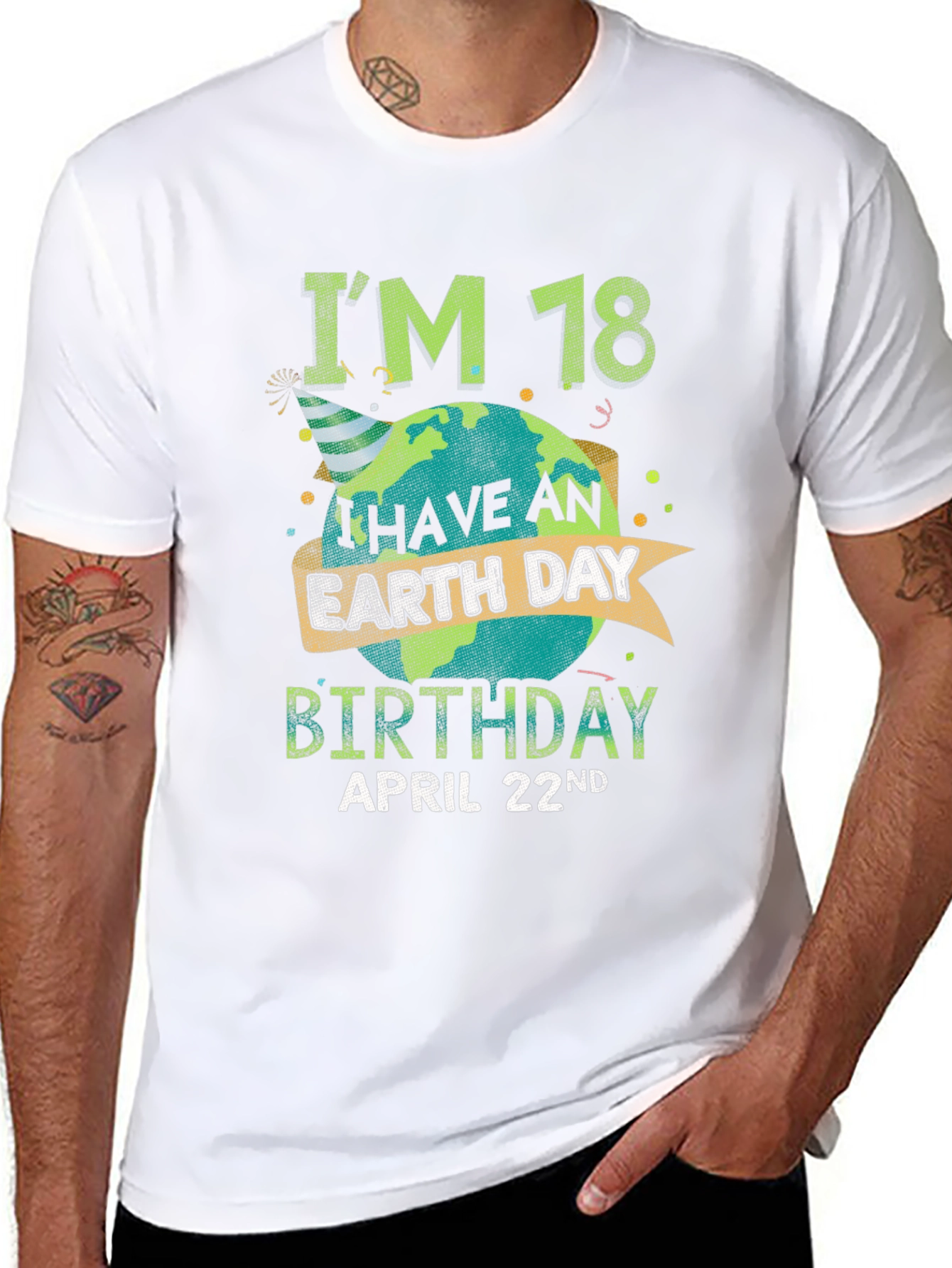 Earth Day 18th Birthday T-Shirt