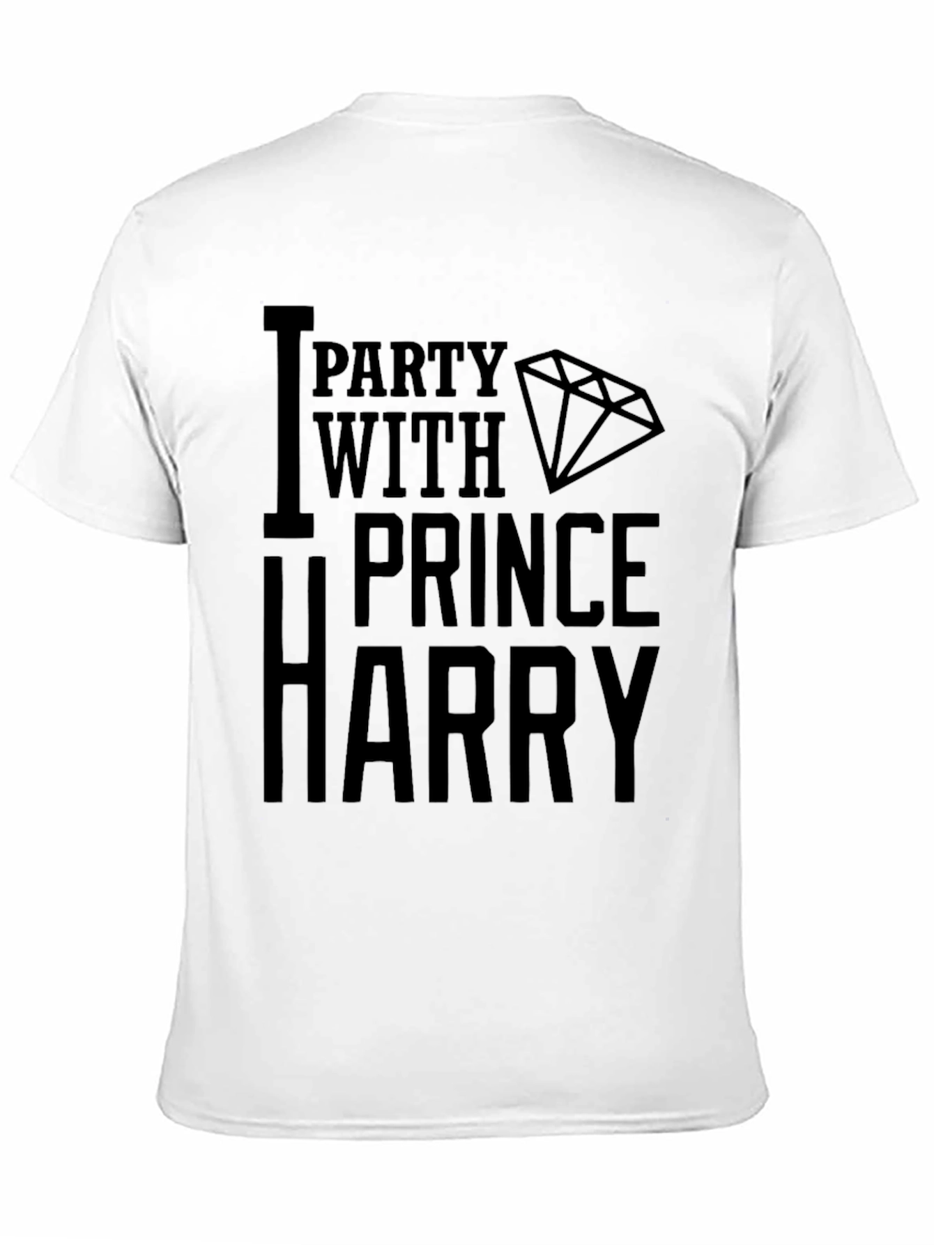 I Party With Prince Harry Black T-Shirt