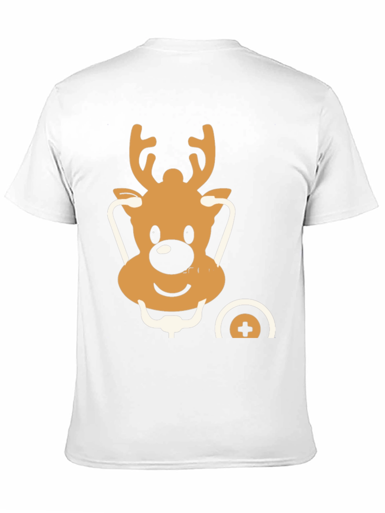 Festive Reindeer Doctor T-Shirt - Holiday Medical Style