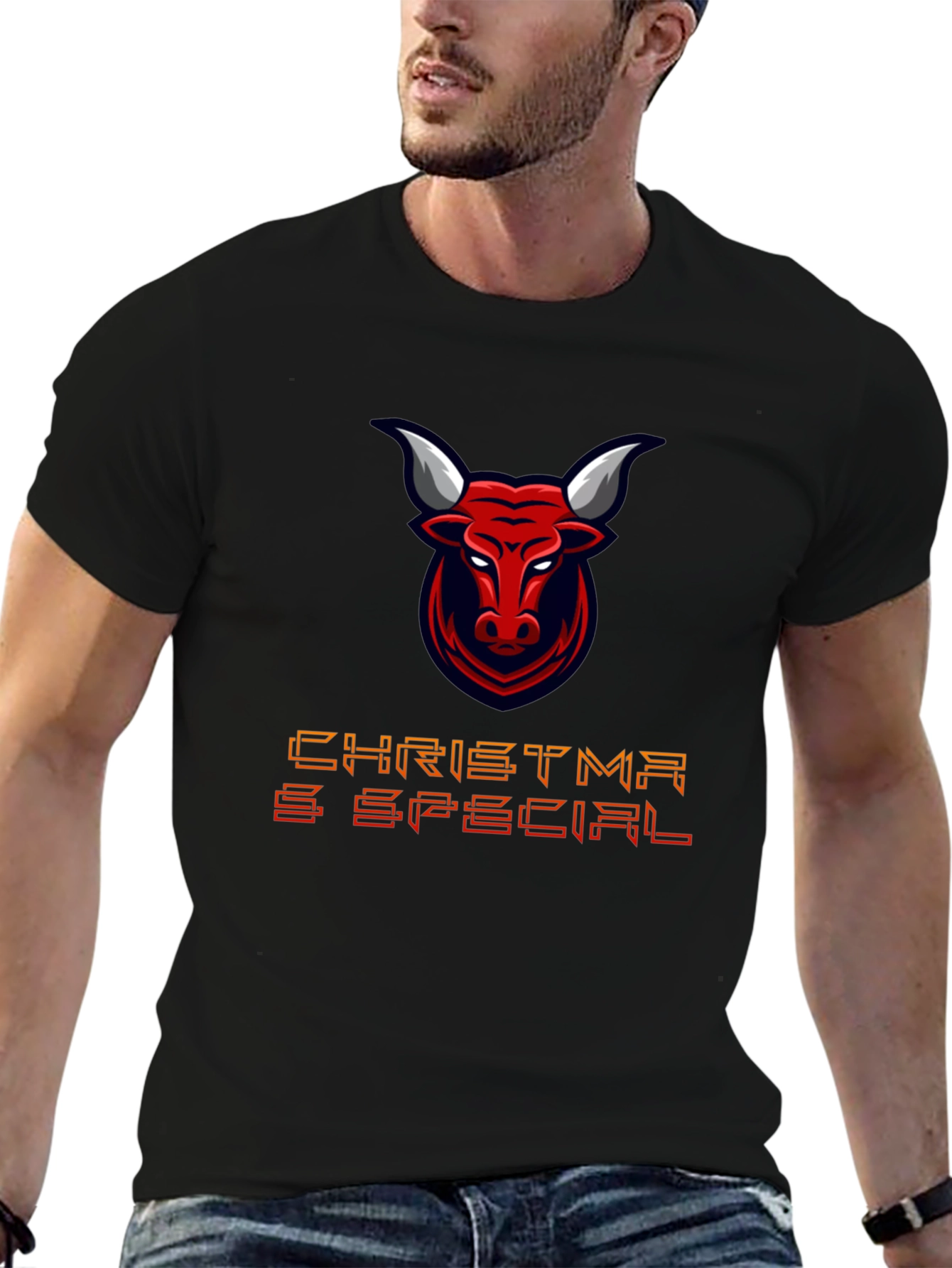 Red Bull Christmas Special Black T-Shirt