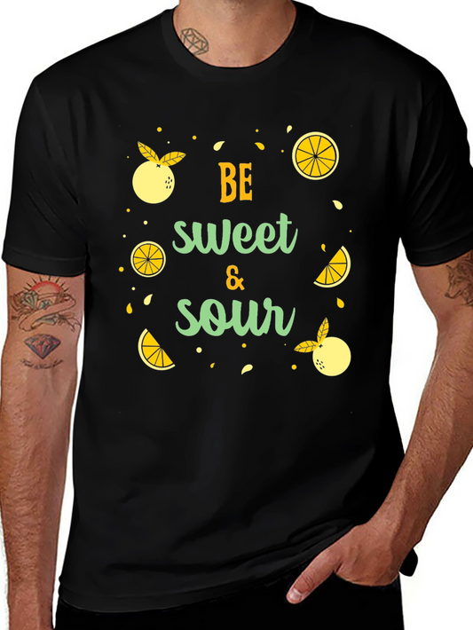 Be Sweet & Sour Graphic Tee - Trendy Unisex T-Shirt