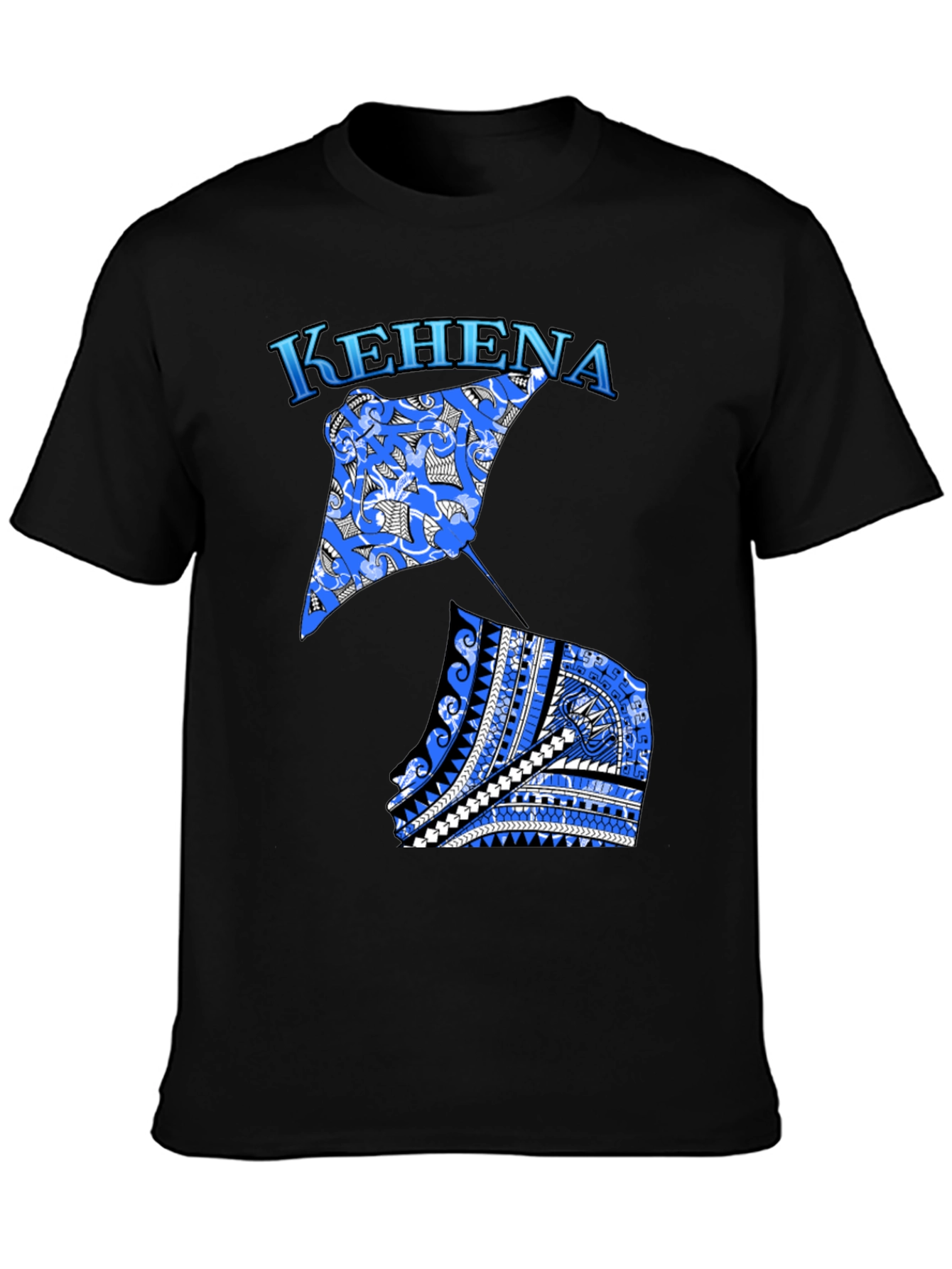 Kehena Stingray Black T-Shirt