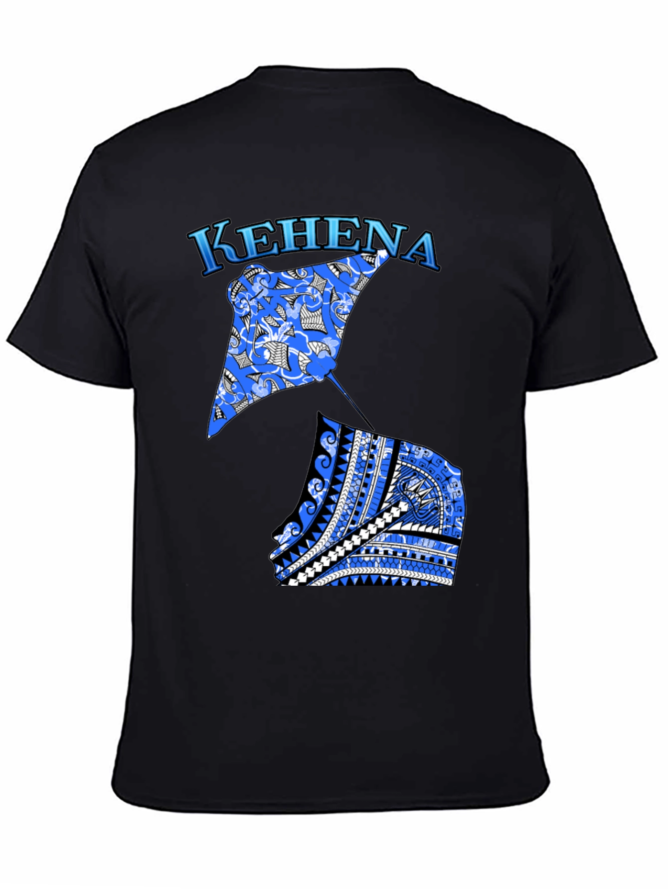 Kehena Stingray Black T-Shirt