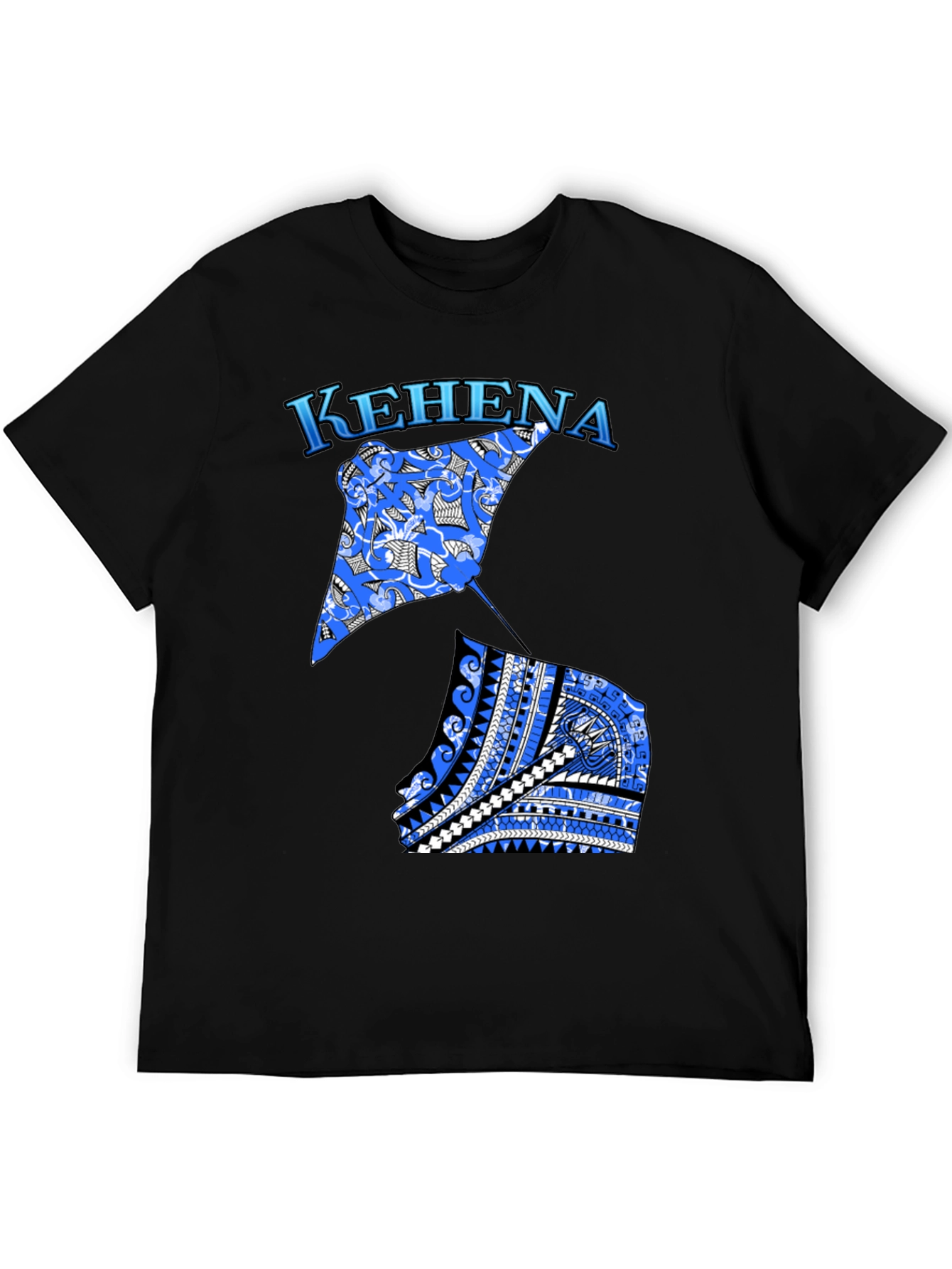 Kehena Stingray Black T-Shirt