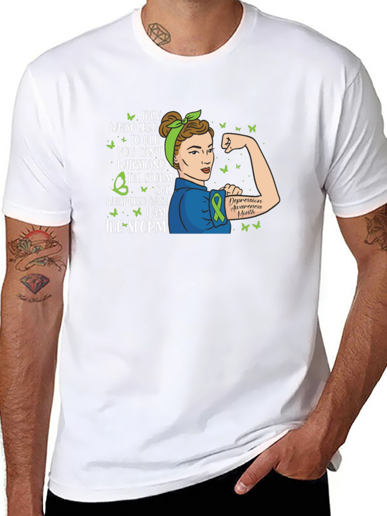 I Am The Storm Depression Awareness T-Shirt