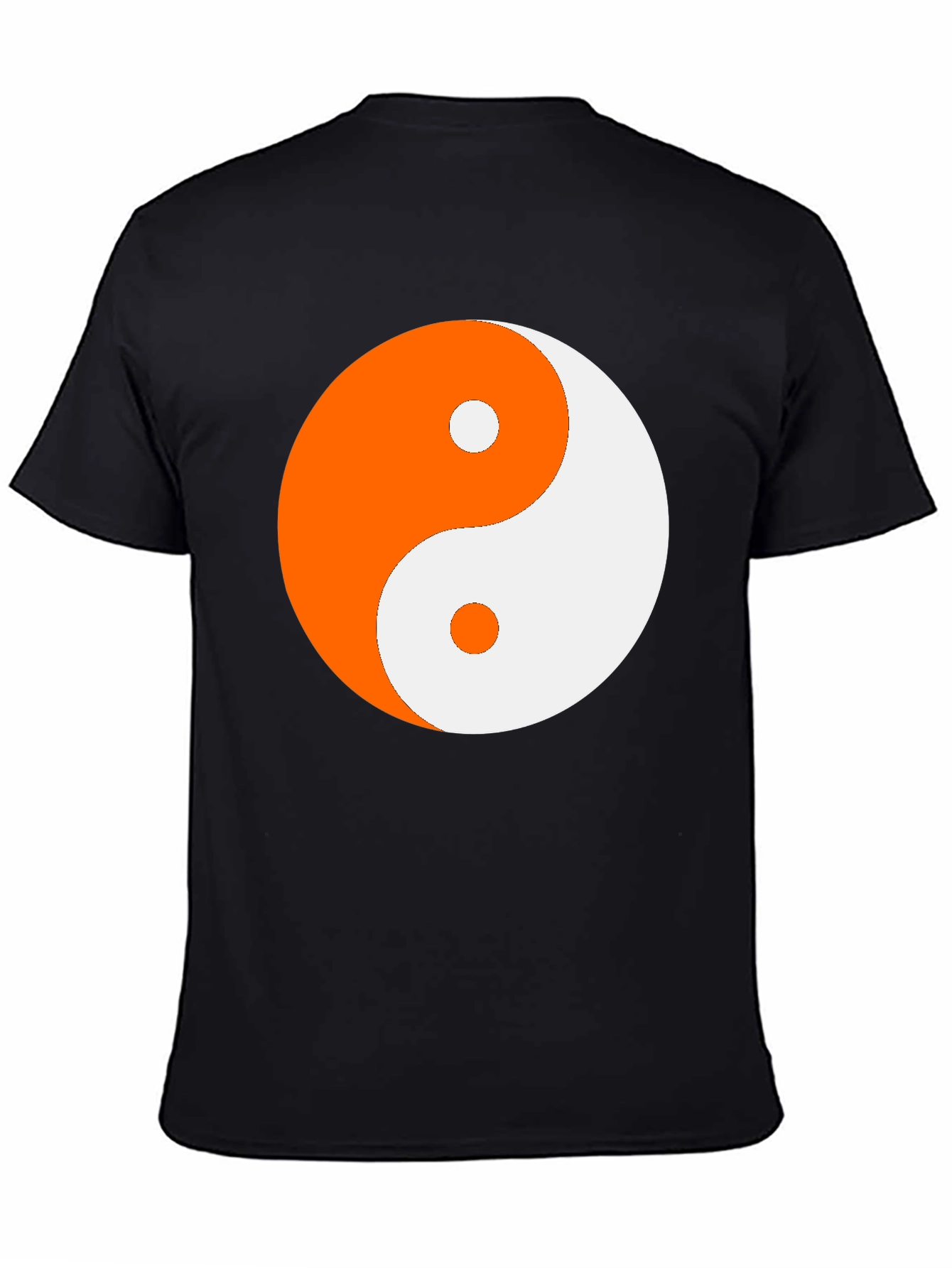 Yin Yang Graphic Tee - Black Cotton Blend